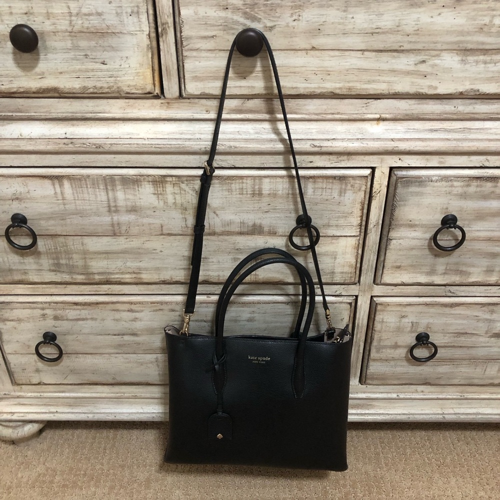 Kate ♠️ Spade Classic Black Tote - Picture 5 of 13